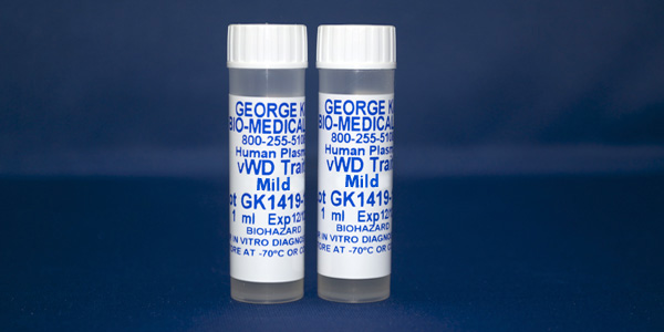 Von Willebrand Plasma - Type 2 (2B) - George King Bio-Medical, Inc ...