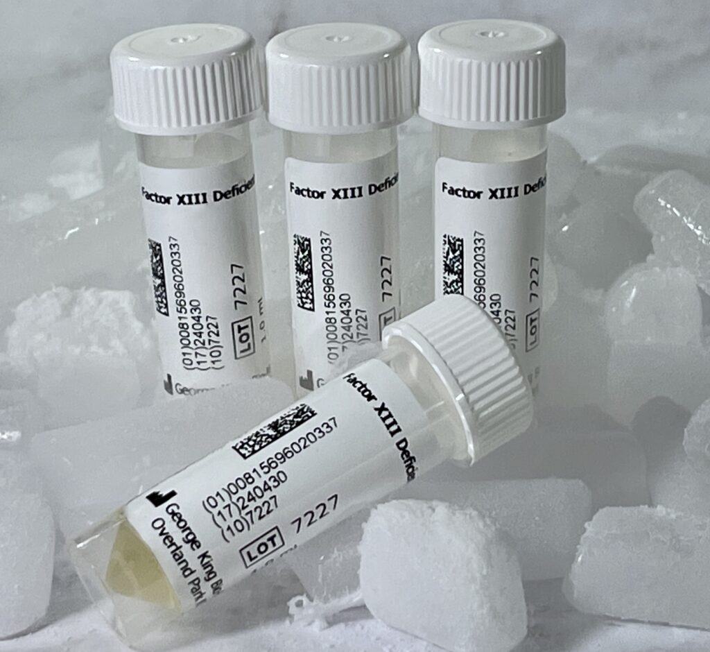 Congenital Factor XIII Deficient Plasma King BioMedical, King BioMedical, Inc.