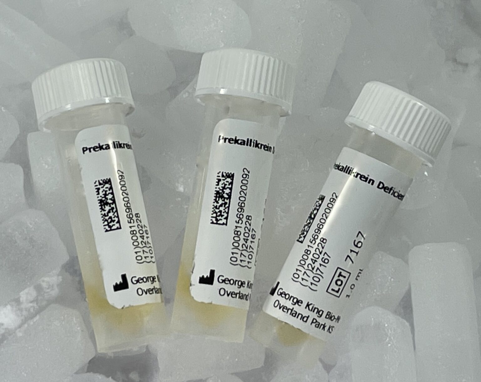 Prekallikrein Deficient Plasma King BioMedical, King BioMedical, Inc.