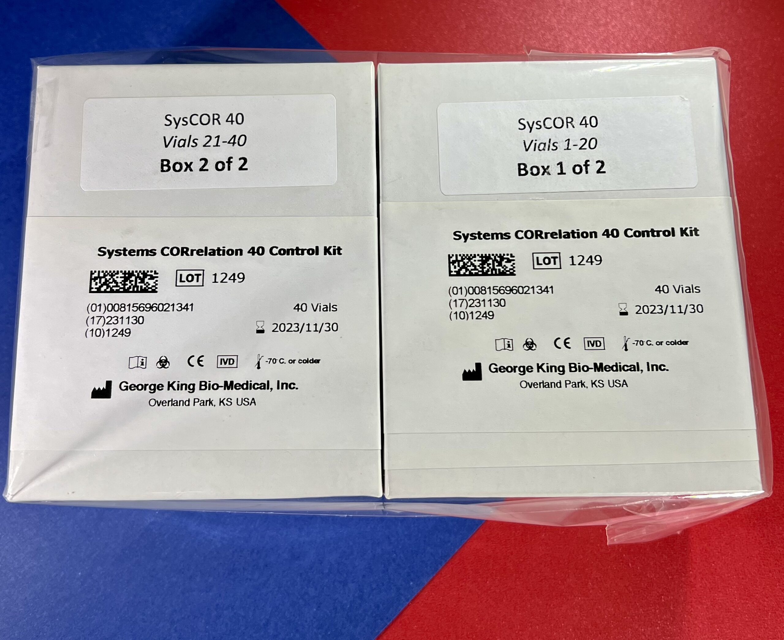 *NEW* (SysCOR 40) Systems CORrelation 40 Control Kit King BioMedical, King