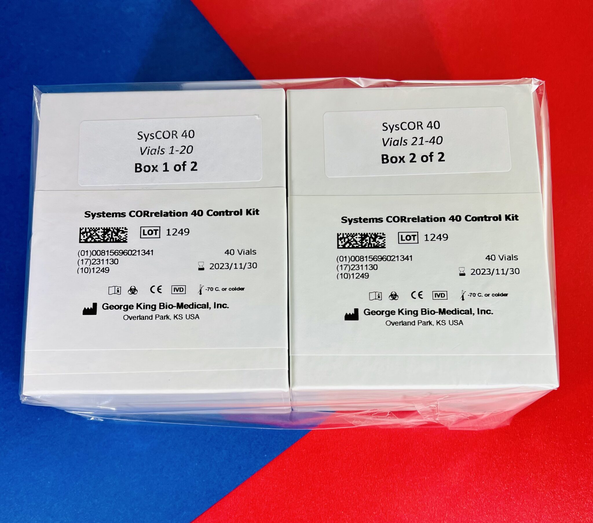 *NEW* (SysCOR 40) Systems CORrelation 40 Control Kit King BioMedical, King